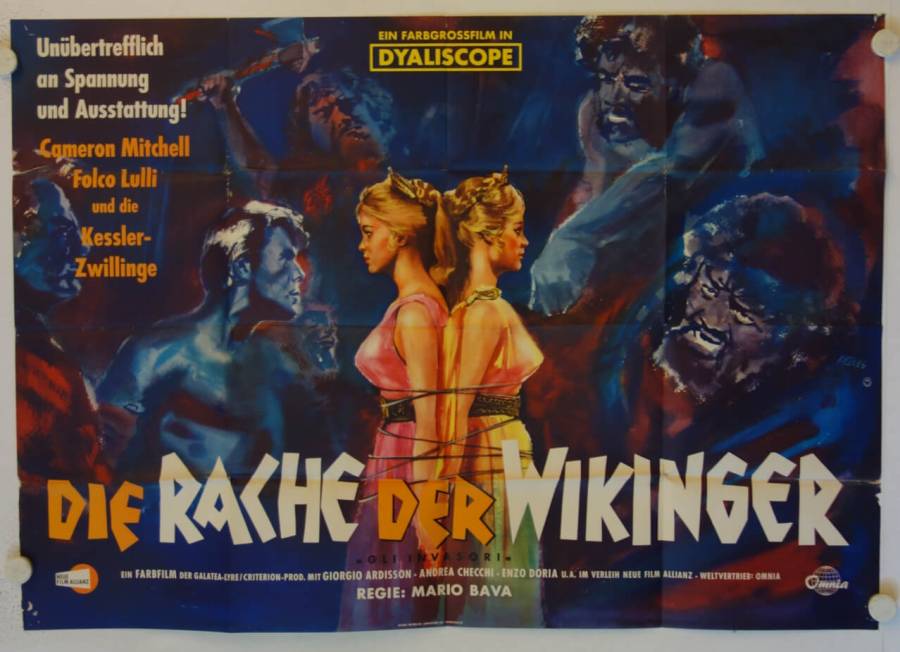Die Rache der Wikinger originales deutsches A0-Filmplakat